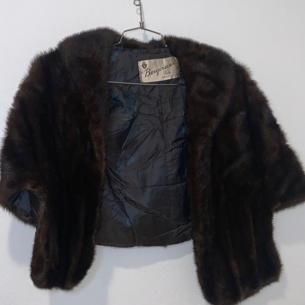 Women's Brown mink Fur Coat